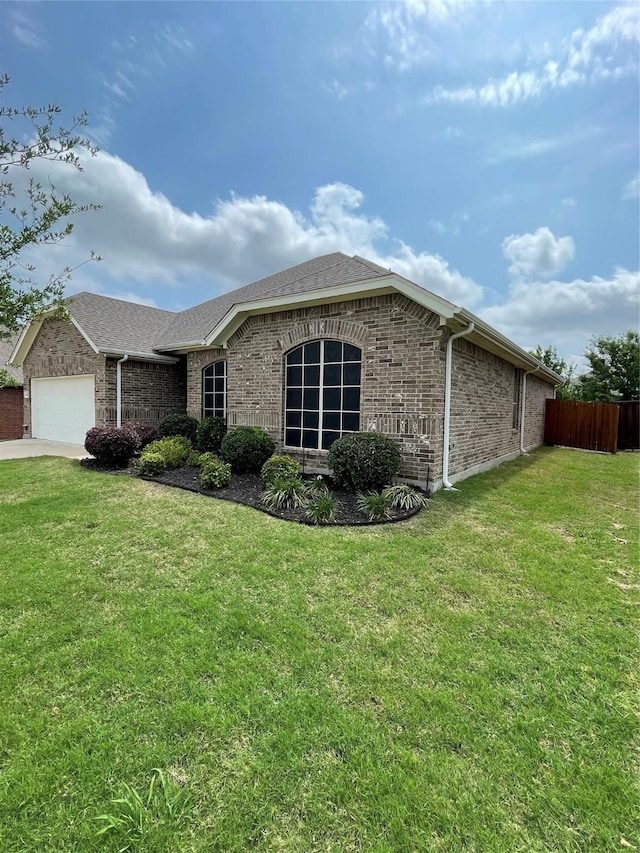 340 Prince John Dr, Saginaw, TX 76179 - view of property exterior featuring brick siding, an attached garage, driveway, and roof with shingles