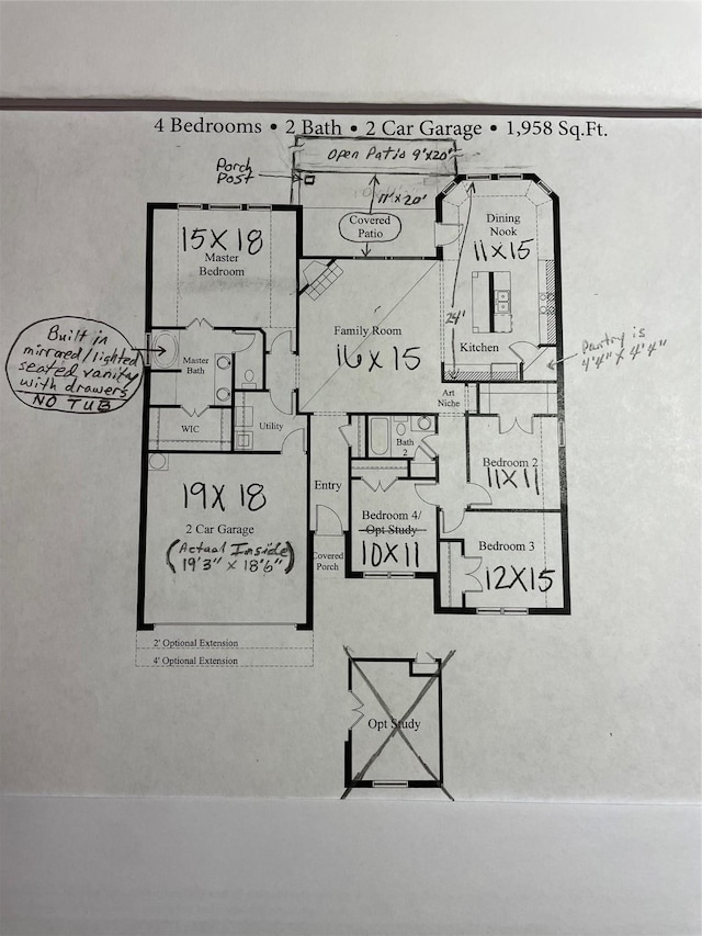 340 Prince John Dr, Saginaw, TX 76179 - property floor plan