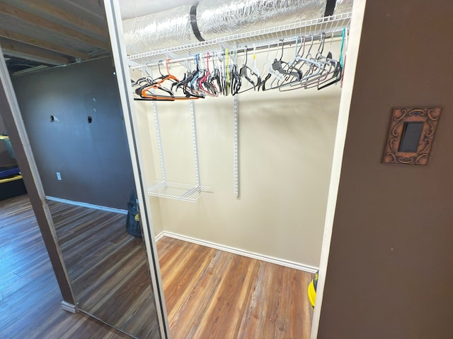 view of closet