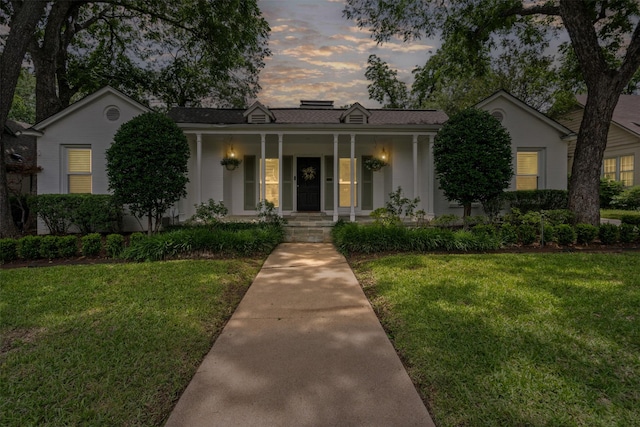 4233 Pershing Ave, Fort Worth, TX 76107 - single story home with a porch and a front yard
