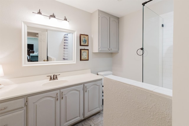 305 Brookview Dr, Decatur, TX 76234 - full bathroom featuring vanity and a shower
