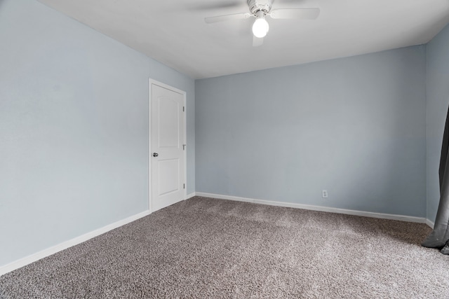 5225 Fallworth Ct, Fort Worth, TX 76133 - unfurnished room with carpet flooring, ceiling fan, and baseboards