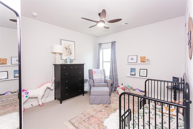 2708 Darlington Rd, Northlake, TX 76226 - bedroom featuring carpet floors and a ceiling fan