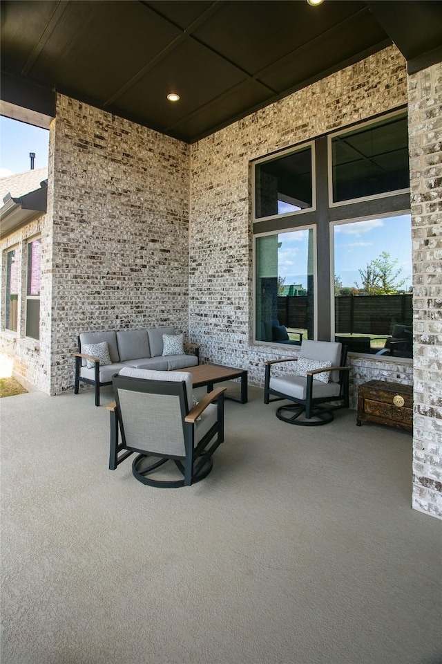 2708 Darlington Rd, Northlake, TX 76226 - view of patio / terrace with outdoor lounge area