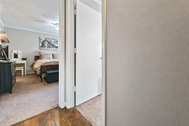 4800 Northway Dr Unit 17A, Dallas, TX 75206 - hall featuring ornamental molding and baseboards