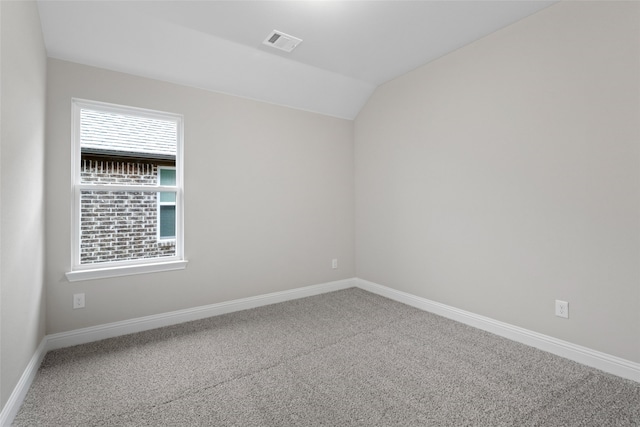612 Amenduni Ln, Anna, TX 75409 - carpeted spare room with vaulted ceiling and baseboards