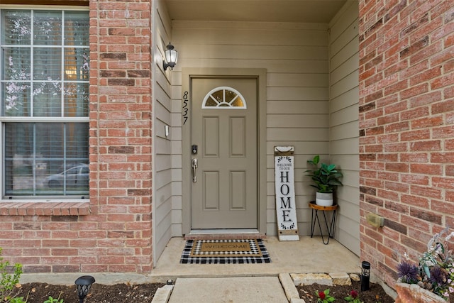 8537 Gray Shale Dr, Fort Worth, TX 76179 - property entrance featuring brick siding
