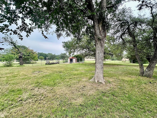 677 County Road 3081, Lampasas, TX 76550 - view of yard with an outbuilding