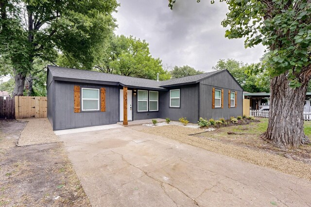 3103 Andrea Ln, Dallas, TX 75228 - view of front of home featuring driveway and roof with shingles
