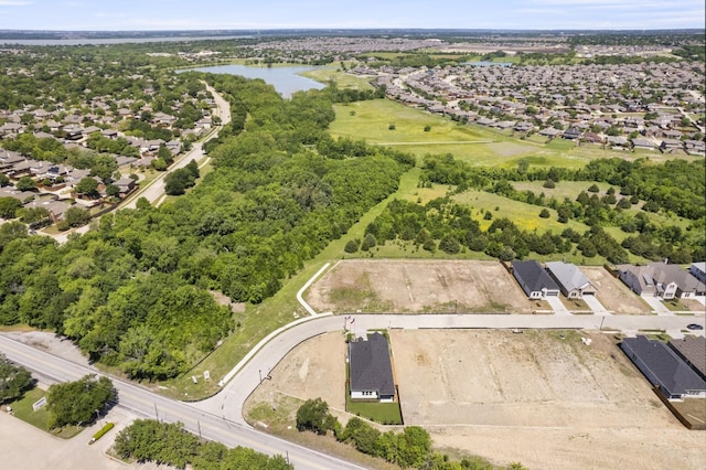 1015 Olympic Dr, Rockwall, TX 75087 - aerial view of residential area featuring a large body of water