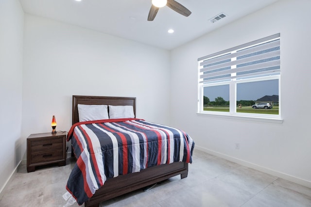 21 Graham Ln, Lucas, TX 75002 - bedroom featuring baseboards, recessed lighting, and a ceiling fan