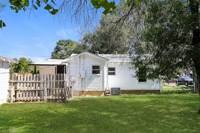 1316 Guthrie Dr, Waco, TX 76710 - back of house with central AC