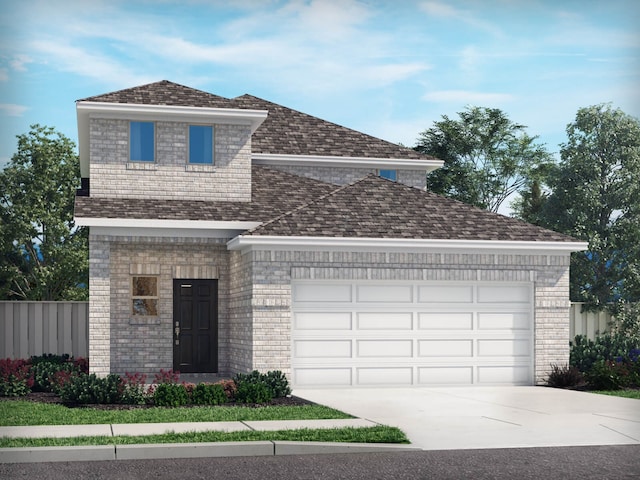 517 Willet Dr, Mckinney, TX 75069 - view of front of home featuring driveway, brick siding, and a garage