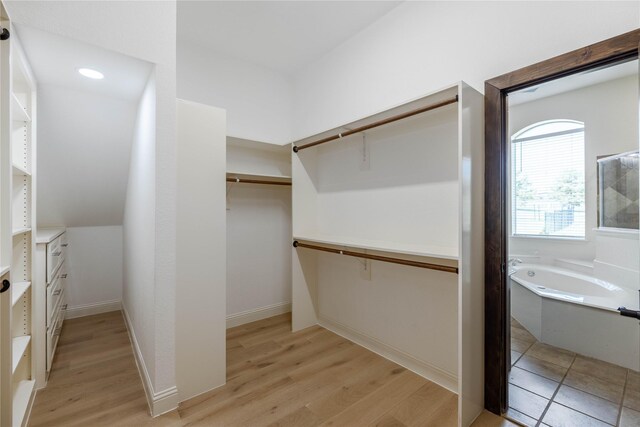 3517 Grants Lndg, Fort Worth, TX 76179 - spacious closet with light wood-style flooring