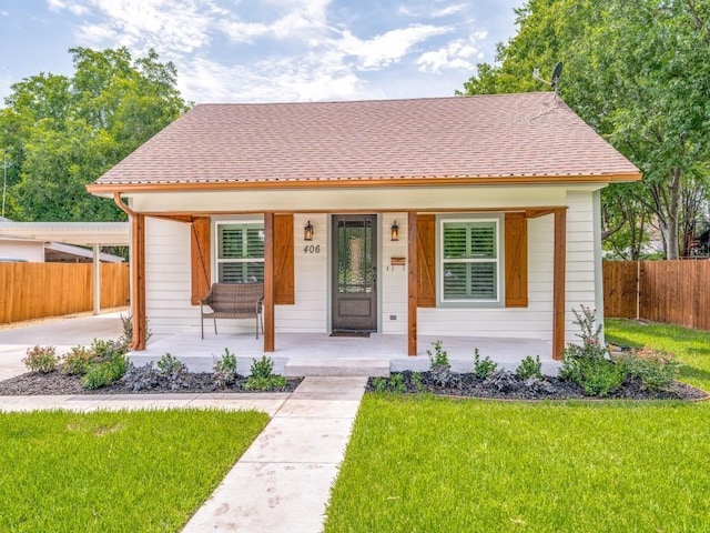 406 Barnes St, Mckinney, TX 75069 - bungalow-style house with a porch