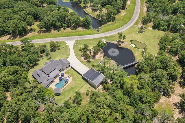 7404 Sandy Lake Rd, Quinlan, TX 75474 - aerial view of a nearby body of water