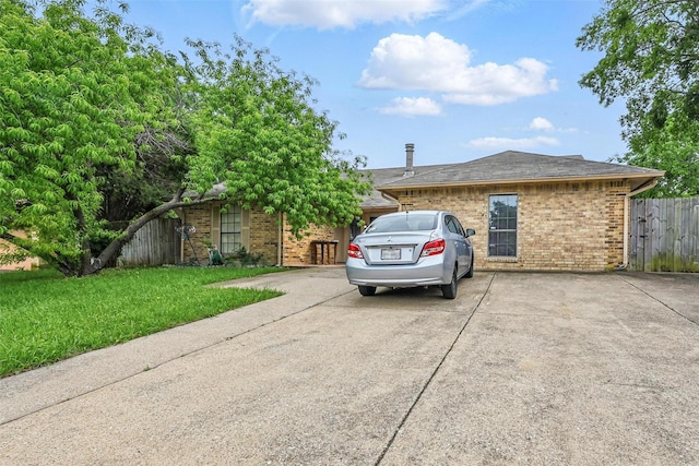 407 Mckinley St, Cedar Hill, TX 75104 - view of front of house with brick siding and driveway