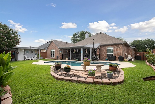 568 Willowview Dr, Saginaw, TX 76179 - view of swimming pool featuring a patio
