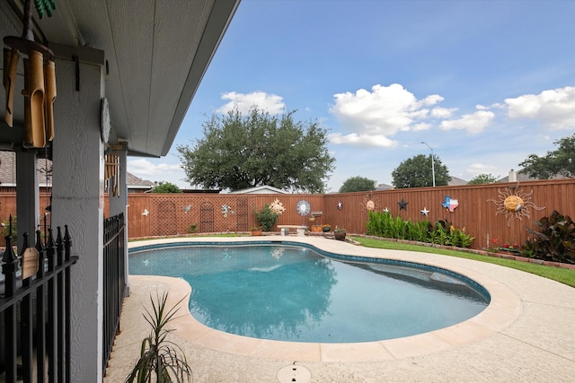 568 Willowview Dr, Saginaw, TX 76179 - view of swimming pool featuring a fenced backyard