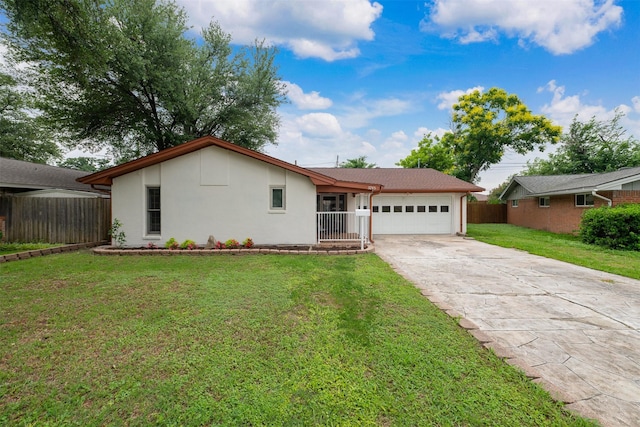 3245 Gail Ct, Irving, TX 75060 - ranch-style home featuring an attached garage, driveway, and stucco siding