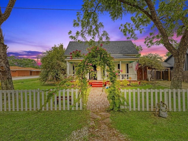 301 S Main St, Crandall, TX 75114 - view of front facade with a porch and roof with shingles