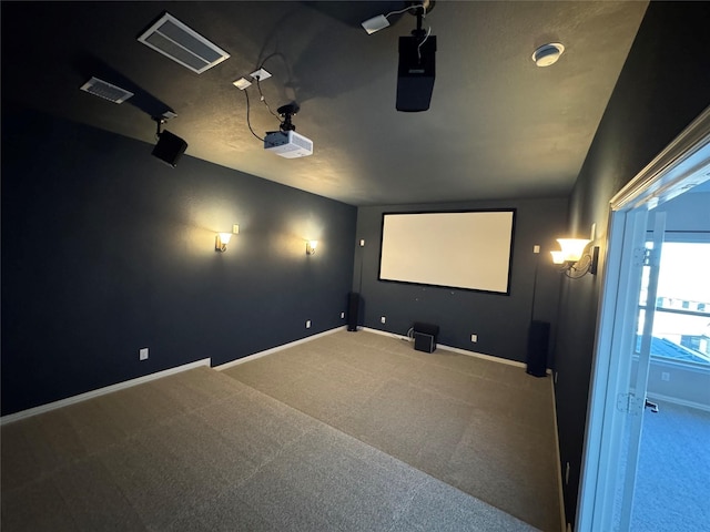 2802 Castlereach St, Trophy Club, TX 76262 - carpeted cinema featuring baseboards