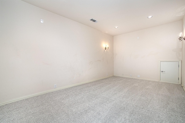 549 Verbena Ln, Frisco, TX 75036 - carpeted spare room featuring recessed lighting and baseboards