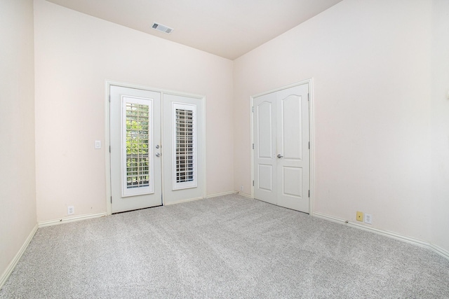 549 Verbena Ln, Frisco, TX 75036 - unfurnished bedroom featuring carpet flooring, access to exterior, and baseboards
