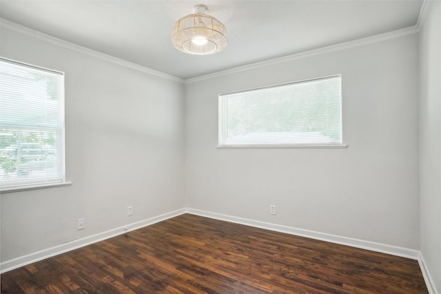4809 Ira St, Haltom City, TX 76117 - empty room featuring plenty of natural light, baseboards, and ornamental molding