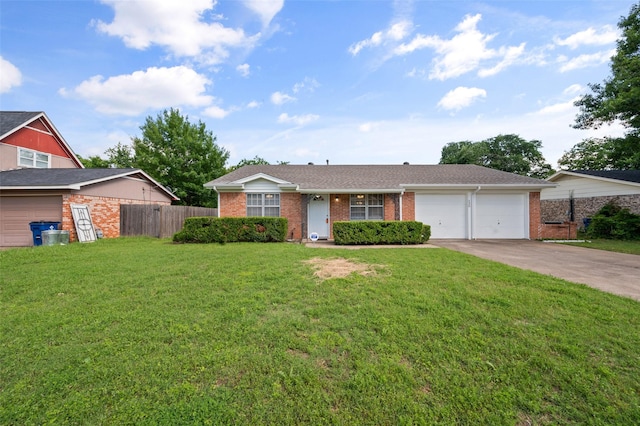 230 NE Craig St, Burleson, TX 76028 - single story home with brick siding, an attached garage, and concrete driveway