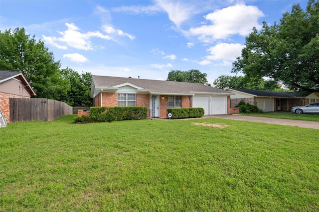 230 NE Craig St, Burleson, TX 76028 - ranch-style home featuring concrete driveway, brick siding, and an attached garage