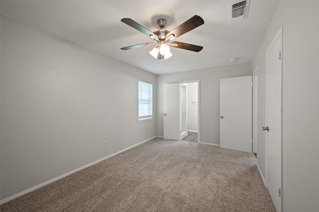 230 NE Craig St, Burleson, TX 76028 - unfurnished bedroom featuring carpet, baseboards, ensuite bath, and ceiling fan