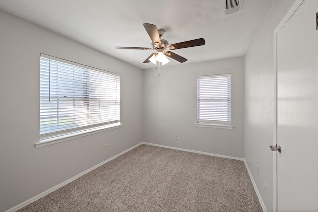 230 NE Craig St, Burleson, TX 76028 - carpeted spare room featuring healthy amount of natural light, ceiling fan, and baseboards