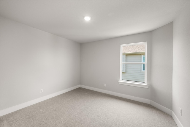 6728 Rockshire, Fort Worth, TX 76123 - carpeted empty room featuring baseboards and recessed lighting