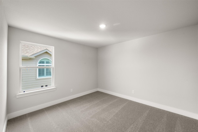 6728 Rockshire, Fort Worth, TX 76123 - spare room with carpet flooring and recessed lighting