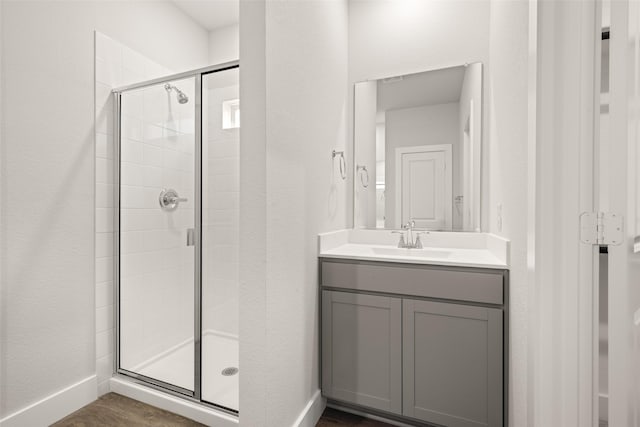 6728 Rockshire, Fort Worth, TX 76123 - full bath with a stall shower and vanity