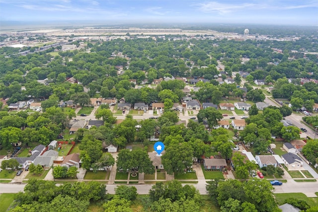 1625 Walnut St, Grand Prairie, TX 75050 - aerial view of residential area featuring a tree filled landscape