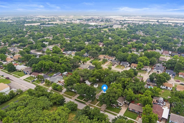 1625 Walnut St, Grand Prairie, TX 75050 - aerial perspective of suburban area