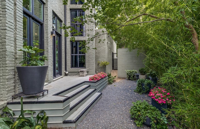 4678 Christopher Pl, Dallas, TX 75204 - view of patio / terrace featuring a wooden deck