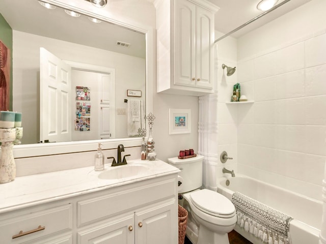 1951 Ravenwood Dr, Keller, TX 76262 - full bath with vanity, toilet, and shower / tub combination