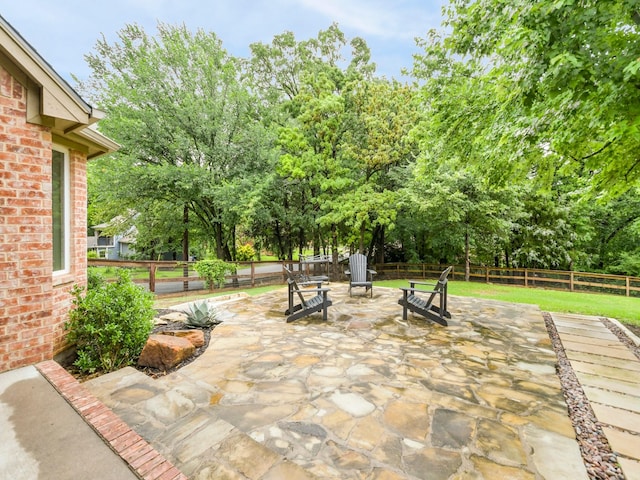 1951 Ravenwood Dr, Keller, TX 76262 - fenced backyard with a patio area