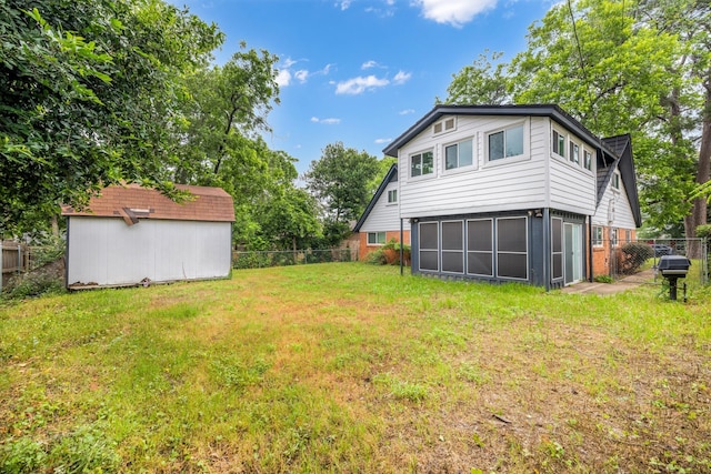 1728 Foster Dr, Arlington, TX 76012 - view of yard featuring a sunroom