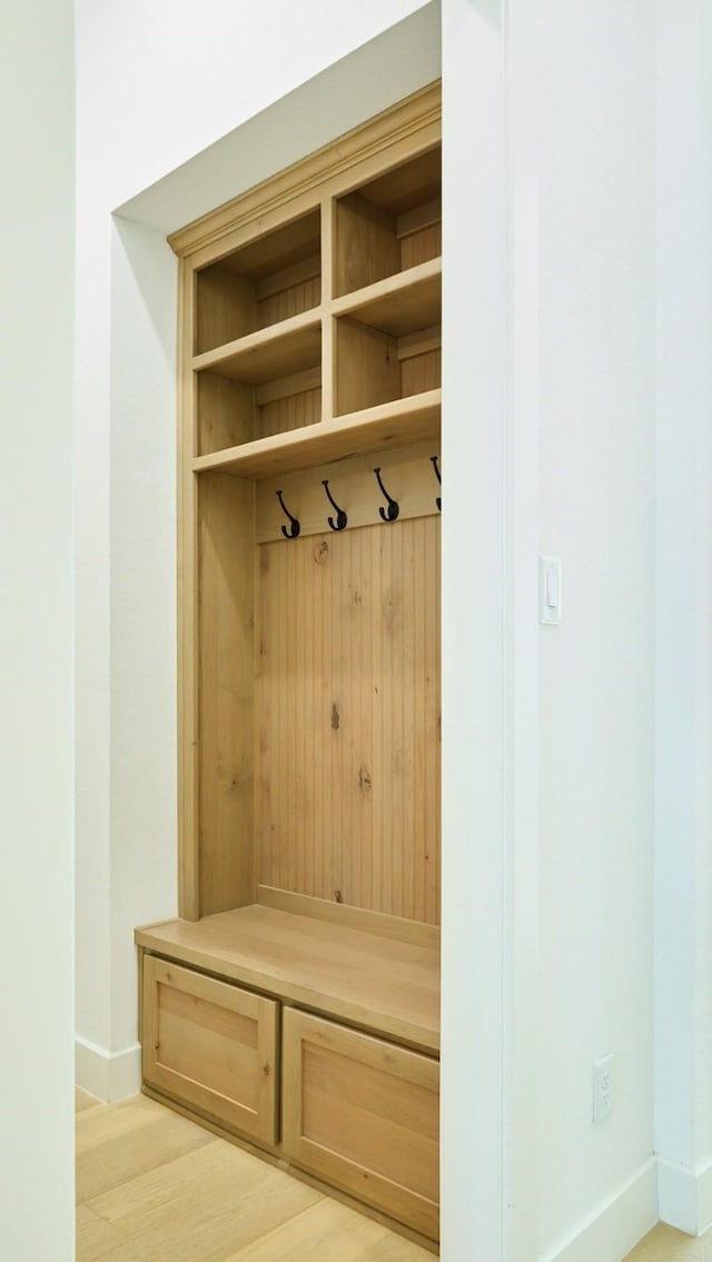 16098 Garganey Ct, Frisco, TX 75035 - mudroom with baseboards and light wood-type flooring