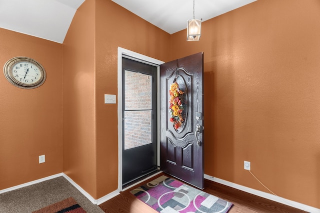 805 Canyon Pl, Desoto, TX 75115 - entrance foyer featuring baseboards and dark wood finished floors