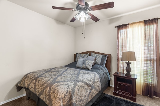 805 Canyon Pl, Desoto, TX 75115 - bedroom with carpet flooring, baseboards, and a ceiling fan