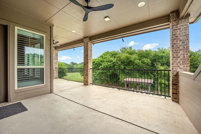 2100 Veranda Ave, Trophy Club, TX 76262 - view of patio featuring a ceiling fan