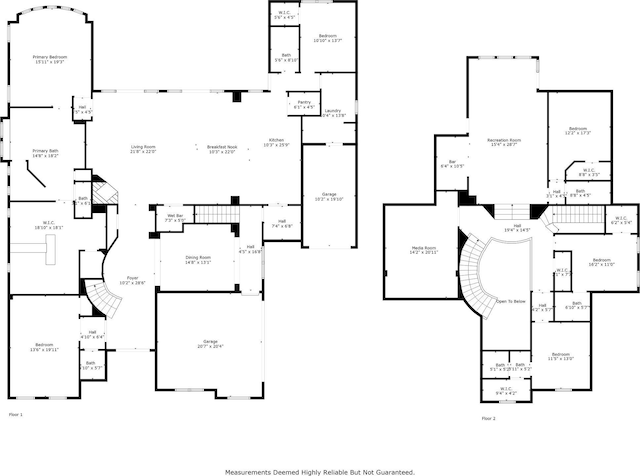 2100 Veranda Ave, Trophy Club, TX 76262 - floor plan / room layout