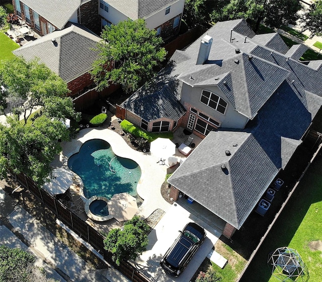 2628 Caddo Ct, Frisco, TX 75033 - bird's eye view of a pool