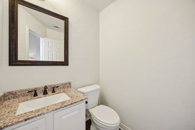 2628 Caddo Ct, Frisco, TX 75033 - half bathroom with vanity and toilet