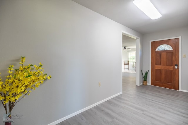821 Cherry Ln, Clyde, TX 79510 - entryway featuring wood finished floors and baseboards